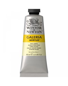 Акриловая краска Galeria бледный лимон 60 мл Winsor & newton