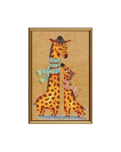 Набор для вышивания Жирафики 19x30 см ННД4024 Нова слобода