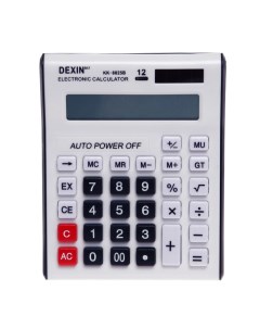 Калькулятор настольный DEXIN 12 разрядный КК 8825В Nobrand