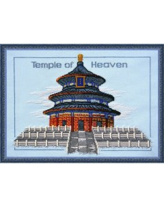 Набор для вышивания 677 Храм Неба 38х28 см Овен