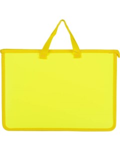 Папка портфель Neon на молнии с ручками А4 желтый Attache