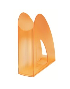 Вертикальный накопитель twin пластиковый прозрачный оранжевый ширина 76 мм 1258992 Han