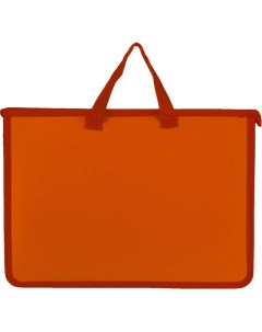 Папка портфель Neon на молнии с ручками А4 оранжевый Attache