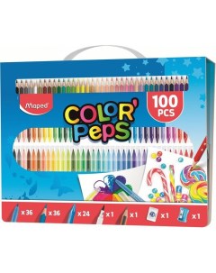 Набор для рисования 1268117 Color peps Kit 100 предметов Maped