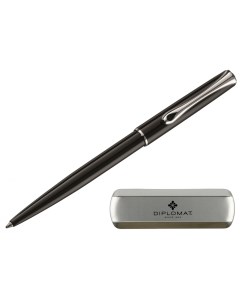 Шариковая ручка Pen Traveller black lacquer D10424968 синяя 0 7 мм 1 шт Diplomat