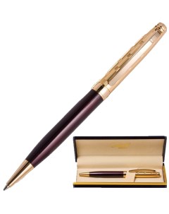 Подарочная шариковая ручка Bremen 141010 Бордовый Золотистый Галант