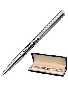 Подарочная шариковая ручка Basel 141665 Серебристый Черный Галант