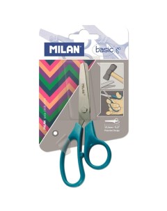 Ножницы детские Basic 134 мм зелёные Milan