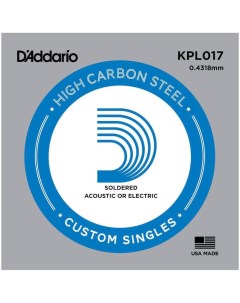 Струны для электрогитары DAddario KPL017 D`addario