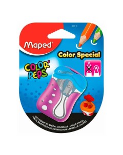 Точилка Color Pep s 2 отверстия с контейнером в ассортименте Maped