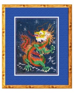 Набор для вышивания год дракона 20х27 5 см Вышивальная мозаика
