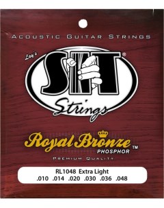 Струны для акустической гитары RL1048 Royal Bronze Extra Light 10 48 Sit strings