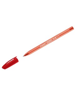 Ручка шариковая InkGlide 100 Icy красная 0 7мм трехгран 12шт Luxor