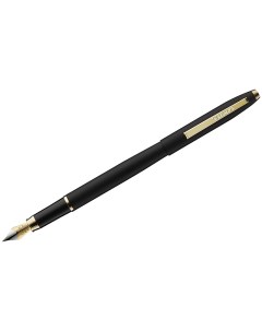 Ручка перьевая Sterling синяя 0 8мм корпус черный золото 10шт Luxor