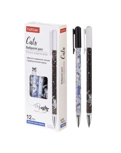 Ручка шариковая Хатбер Cats пишущий узел 0 7 мм цвет чернил синий в ассортименте Hatber