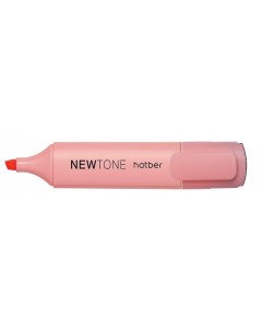 Текстовыделитель Newtone Pastel клиновидный розовый Hatber
