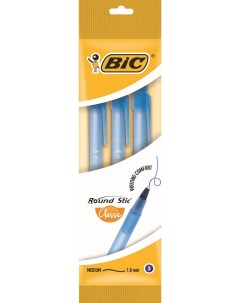 Шариковая ручка Round Stic Classic синяя 3 шт Bic