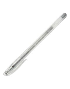 Ручка гелевая Hi Jell Metallic серебро металлик 0 7 мм Crown