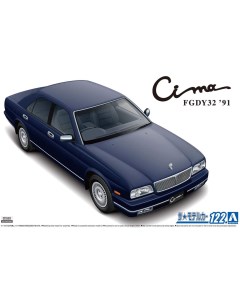 Сборная модель 1 24 Cima FGDY32 91 Nissan Cima Y32 Type III Limited L AV 05953 Aoshima