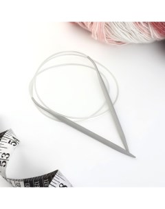 Спицы круговые для вязания с тефлоновым покрытием с пластиковой леской d 5 5 мм 100 Nobrand