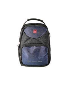 Рюкзак молодежный с USB синий 6108 Импортные товары