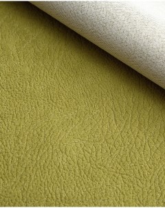Ткань мебельная Велюр модель Нефрит цвет зелёно желтый Крокус