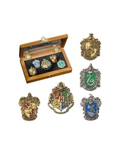 Значок Гарри Поттер Гербы набор из 5 шт The noble collection