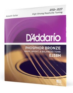 Струны для акустической гитары DAddario EJ38H D`addario