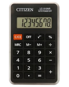 Калькулятор карманный LC310NR Citizen