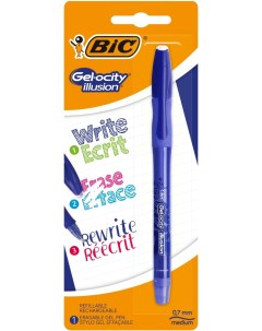 Ручка гелевая Gel Ocity Illusion 943452 синяя 0 7 мм 1 шт Bic