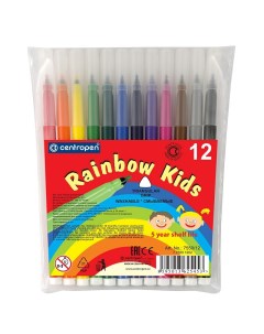 Набор фломастеров RAINBOW KIDS 12 цв Centropen