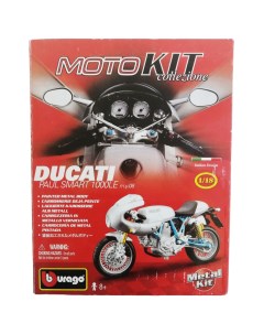 Сборная модель мотоцикла Ducati Paul Smart масштаб 1 18 18 55006 Bburago