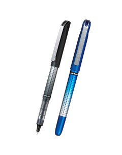 Ручка роллер Uni Ball Eye Needle UB 185S черная синяя 0 5мм 2 штуки PPS Uni mitsubishi pencil