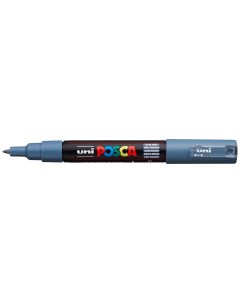 Маркер Uni POSCA PC 1M 0 7мм овальный сине серый slate grey 61 Uni mitsubishi pencil