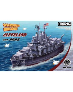 Сборная модель Meng Корабль Warship Builder Cleveland WB 007 Meng model