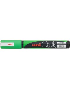 Маркер меловой Uni Chalk 5M 1 8 2 5мм овальный зеленый 1 шта зеленый Uni mitsubishi pencil