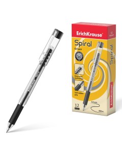 Ручка гелевая Spiral 48178 черная 0 5 мм 1 шт Erich krause