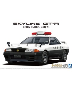 Сборная модель 1 24 Автомобиль Nissan Skyline GT R Patrol Car 91 06284 Aoshima