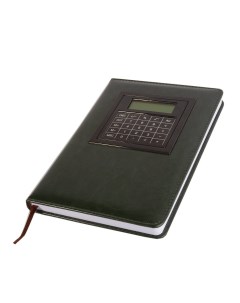 Блокнот Бизнес с калькулятором зеленый g 111 Yalong