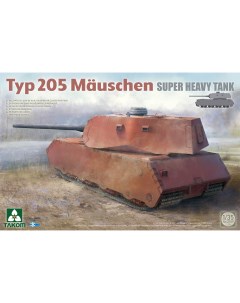 Сборная модель 1 35 Супертяжелый танк Typ 205 Mauschen 2159 Takom