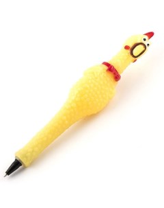 Ручка шариковая Кричащая курица 4z0597568 синяя 1 шт Эврика