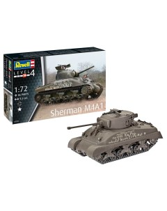 Сборная модель 1 72 Американский средний танк Sherman M4A1 03290 Revell