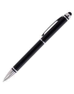 Ручка шариковая SONNEN 141589 стилус для смартфонов планшетов корпус черный серебристые Nobrand