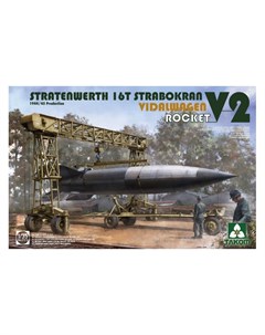 Сборная модель 1 35 16T Strabokran Vidalwagen V2 Rocket 2123 Takom