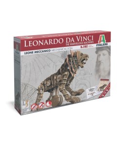 Сборная модель Серия Леонардо Да Винчи Механический лев 3102 Italeri