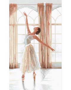 Набор для вышивания Балерина 32х19 см арт 906 Letitstich
