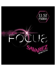 F50bm Electric Focus 011 052 струны для электрогитары Savarez