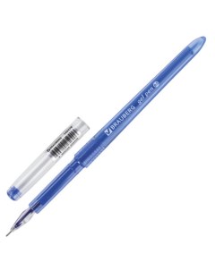 Ручка гелевая Diamond синяя 0 25 мм 12 шт Brauberg