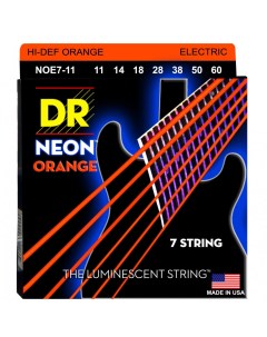 Струны для 7 ми струнной электрогитары NOE7 11 Dr string