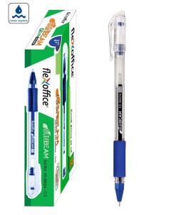 Гелевая ручка 0 5мм Sunbeam синяя 12шт Flexoffice